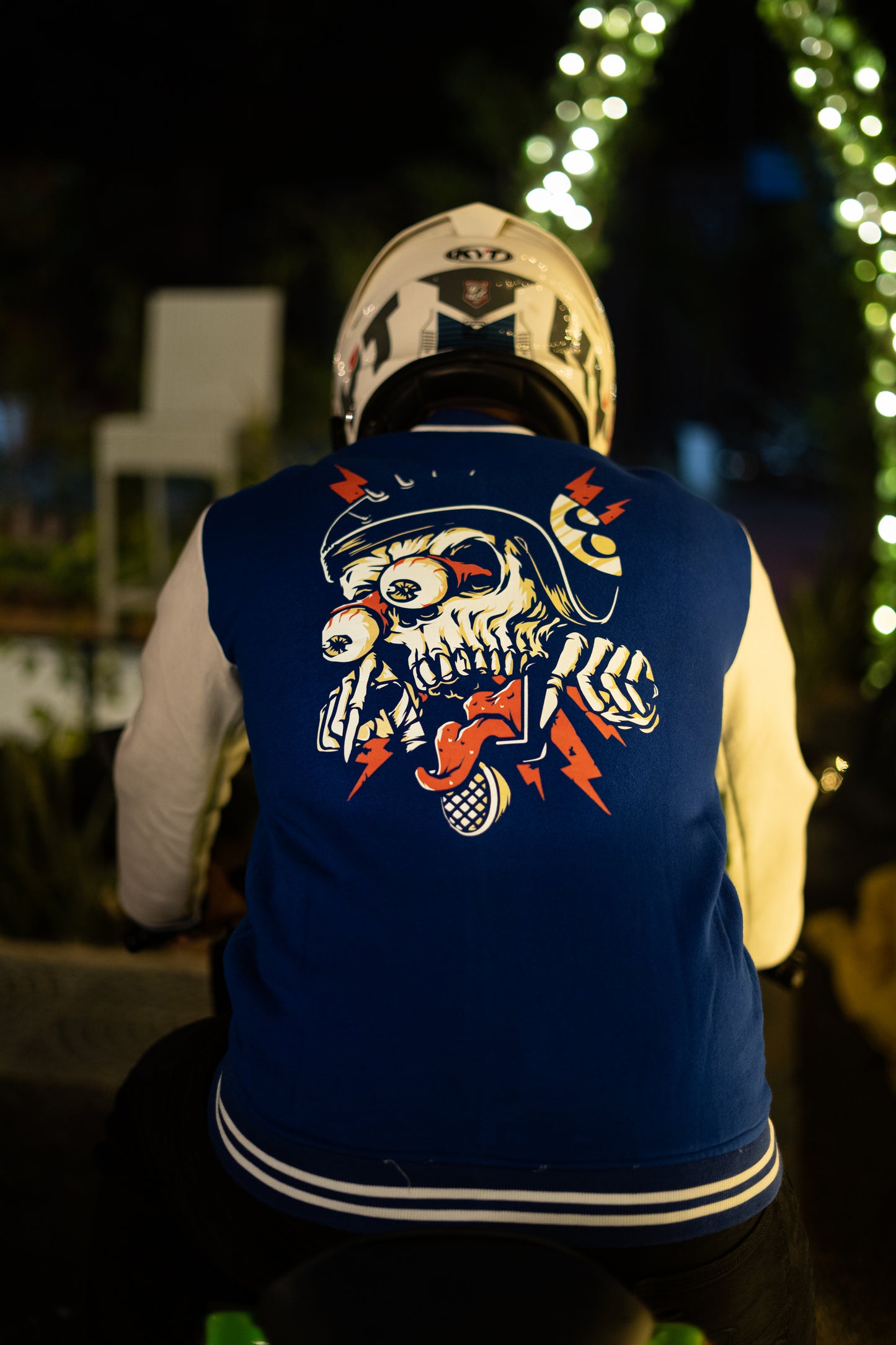 TTW Biker Varsity Jacket - Biker Inside