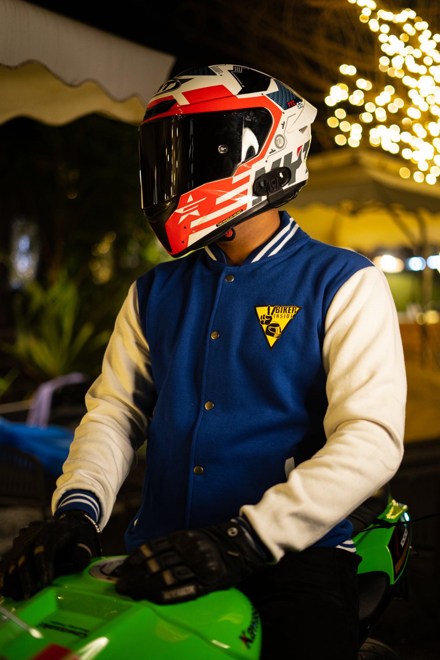 TTW Biker Varsity Jacket - Biker Inside