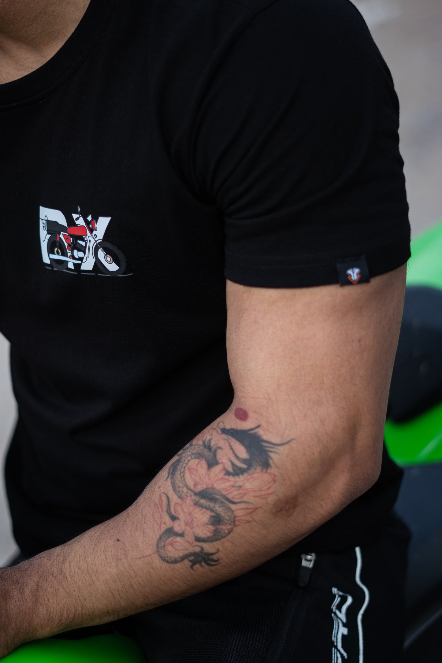 TTW Biker T-shirt -RX 100 Legendary