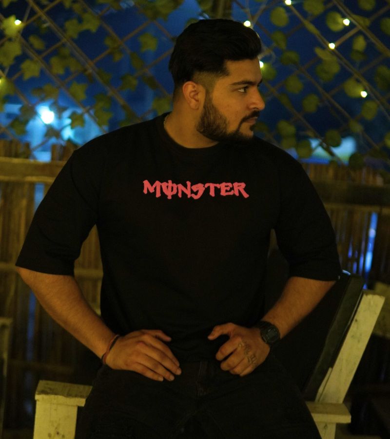 TTW Biker Oversized T-shirt - Monster