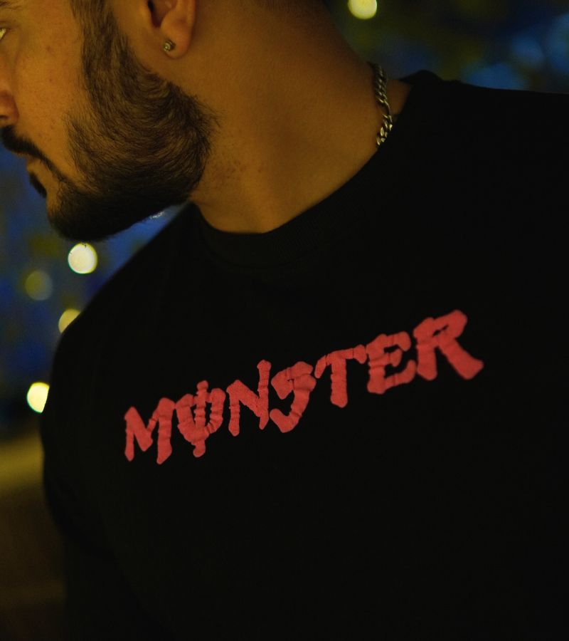 TTW Biker Oversized T-shirt - Monster