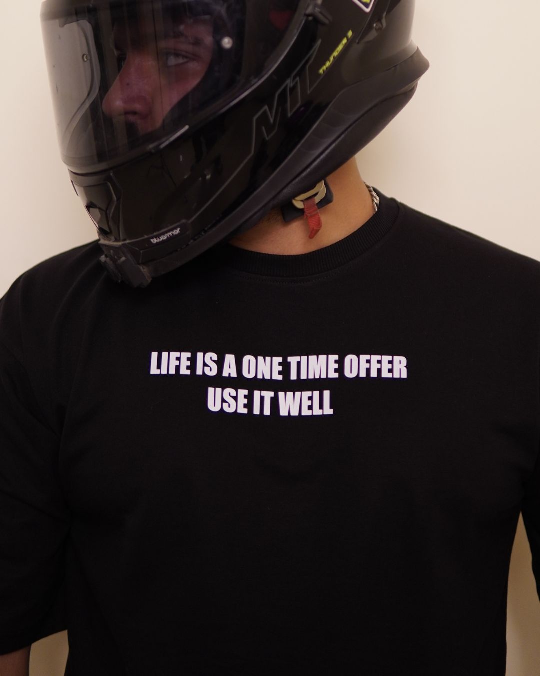 TTW Biker Oversized T-shirt - Happy Life