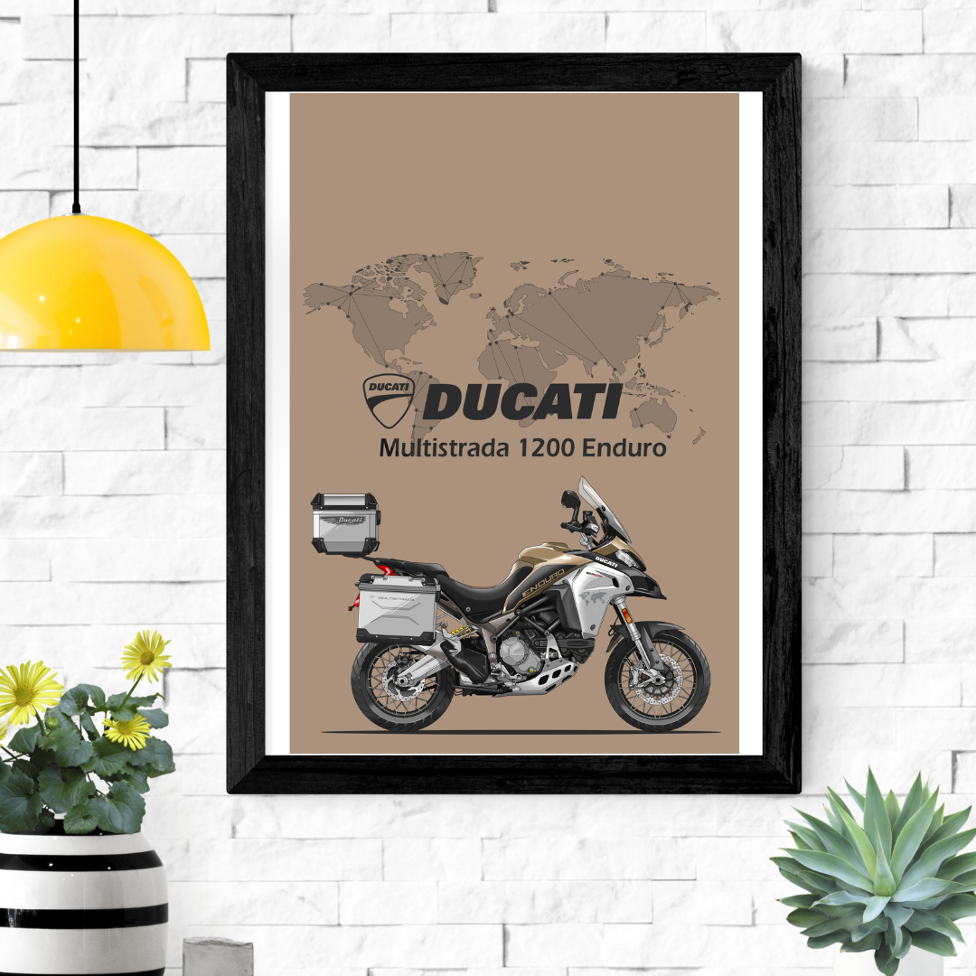 TTW Poster - Ducati Multistrada 1200 Enduro